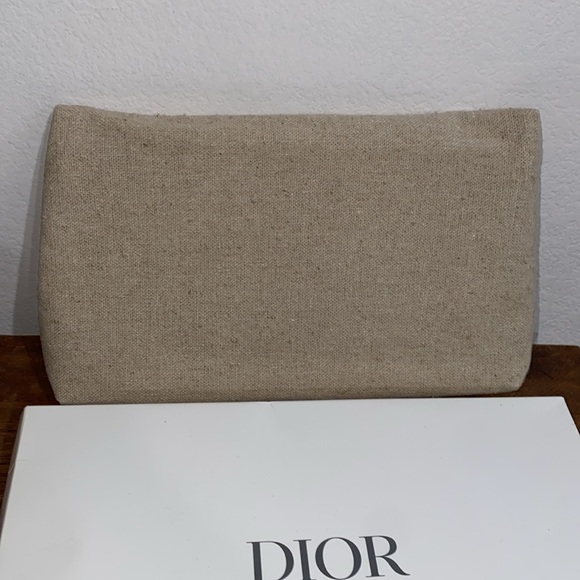 Dior Canvas Cosmetics Pouch Clutch - Picture 3 of 5